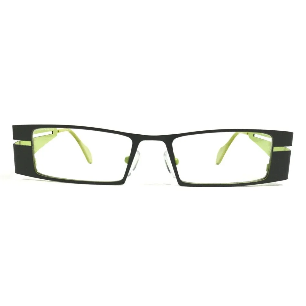 Iyoko-Inyake Eyeglasses Frames IY572 Col.53 Grey Green Rectangular 50-19-140